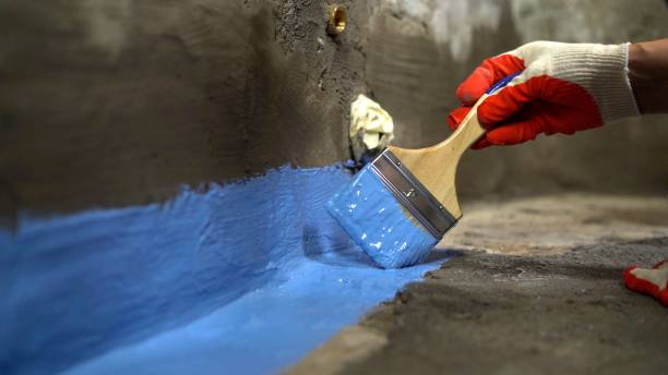 Commercial Waterproofing project at a Pitman, NJ business property by SJ Waterproofing Pros